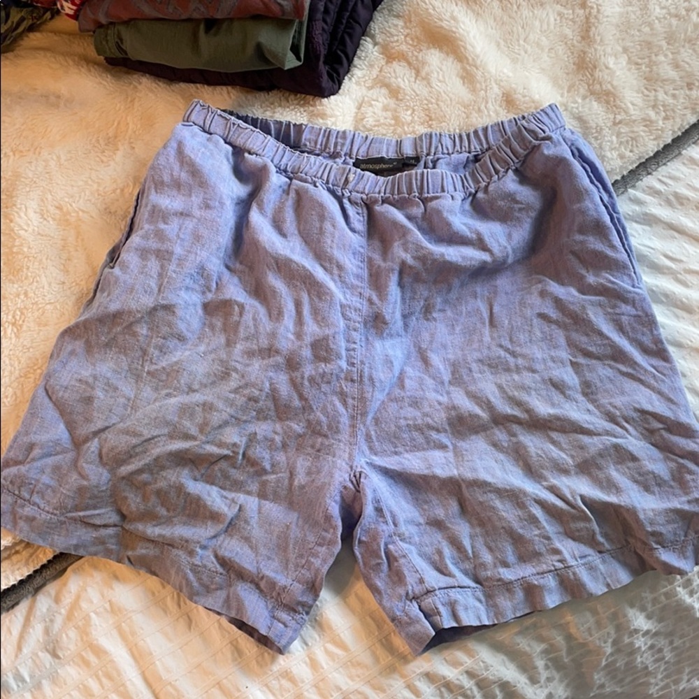 Vintage linen shorts